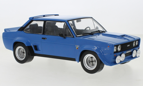 Fiat 131 Abarth 1980 Blauw - 1:18